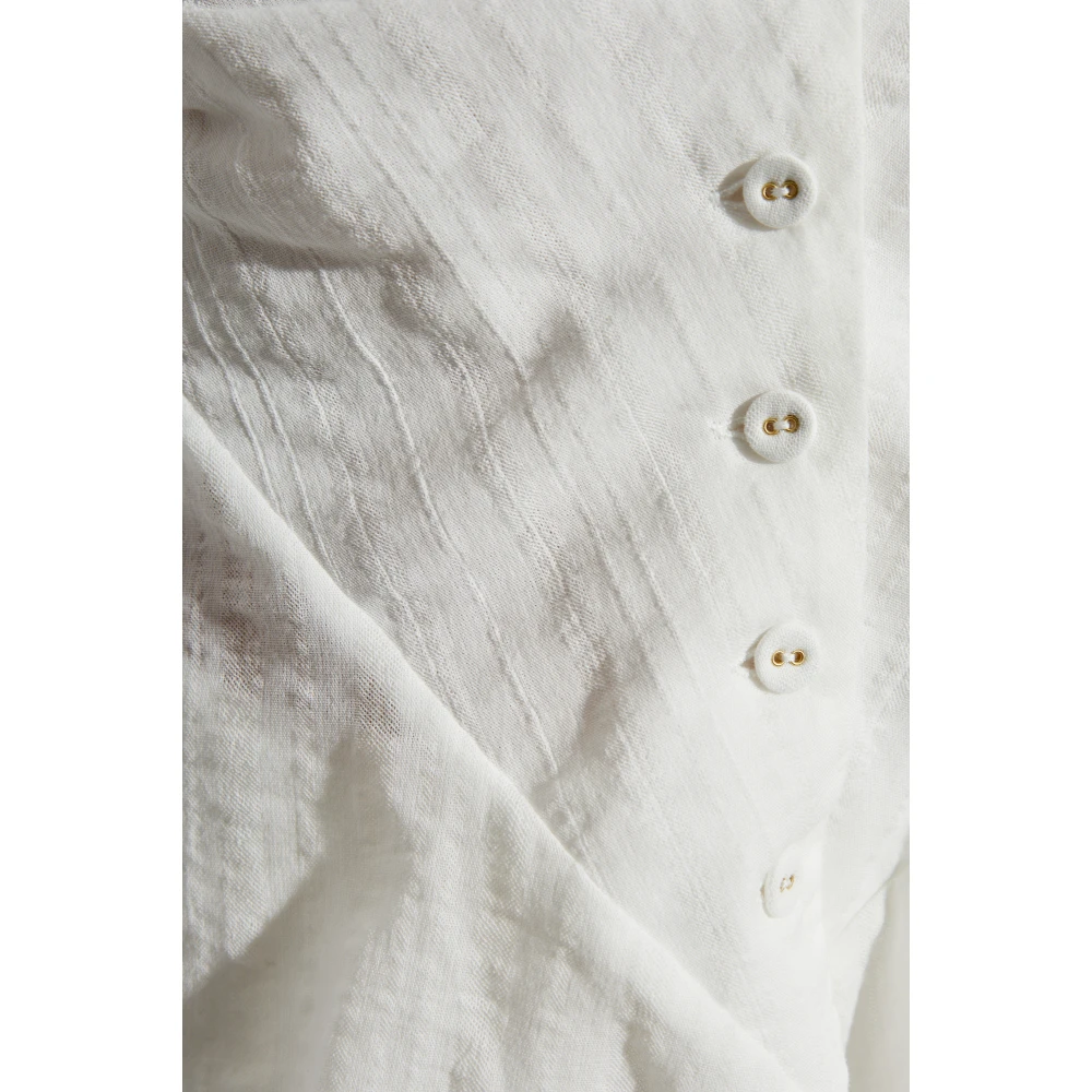 Cult Gaia Top Shallie White Dames
