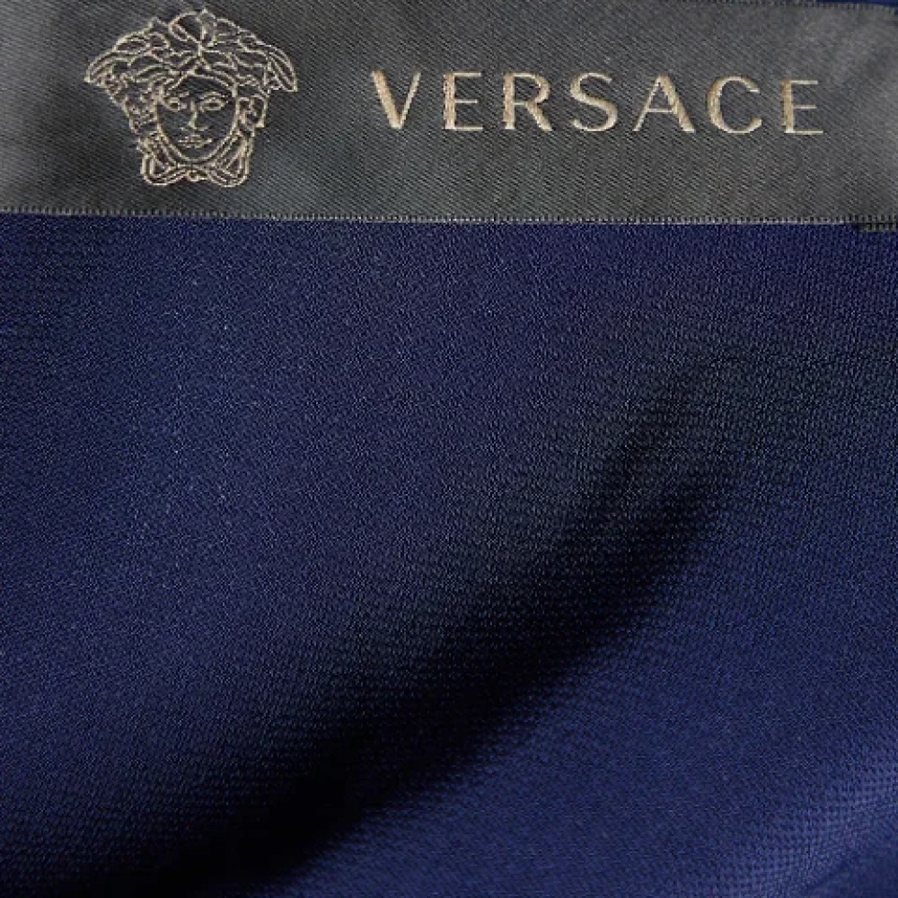 Versace Pre-owned Fabric dresses Blue Dames