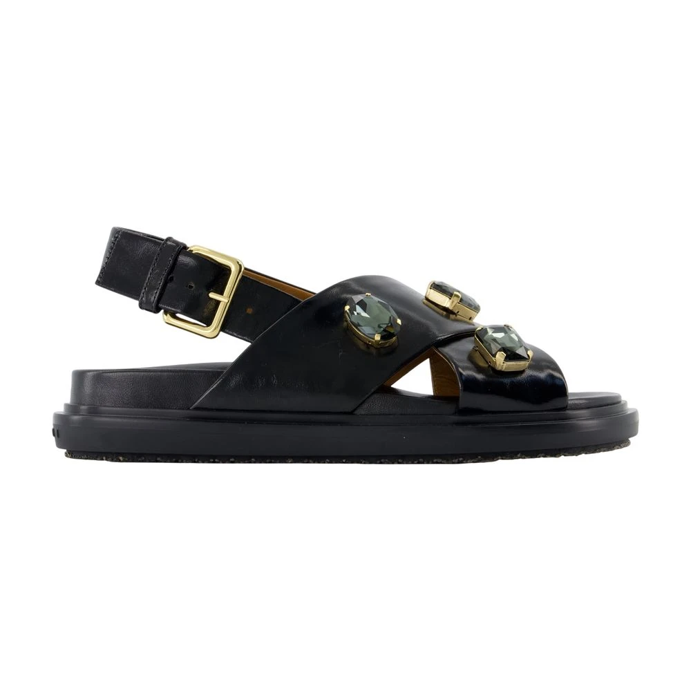 Marni Women's Black Fussbett Sandals