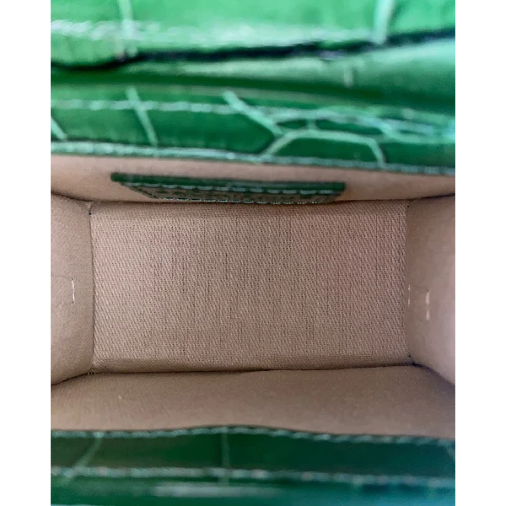 Jacquemus Pre-owned Leather handbags Green Dames