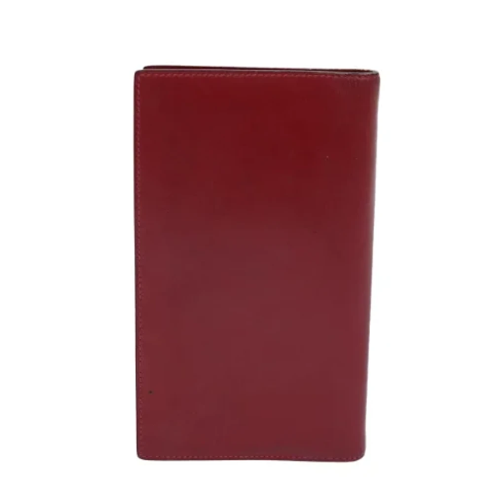 Hermès Vintage Pre-owned Leather home-office Red Dames
