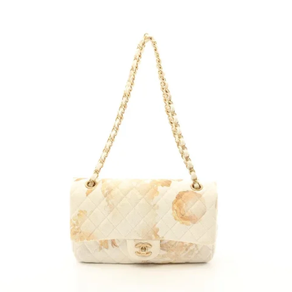 Chanel Vintage Pre-owned Canvas chanel-bags White Dames