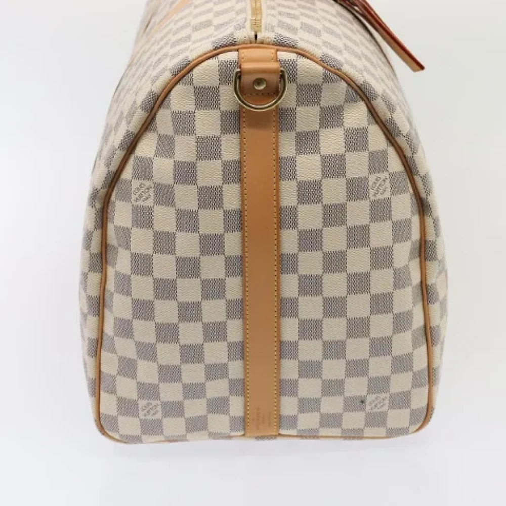 Louis Vuitton Vintage Pre-owned Canvas travel-bags White Dames
