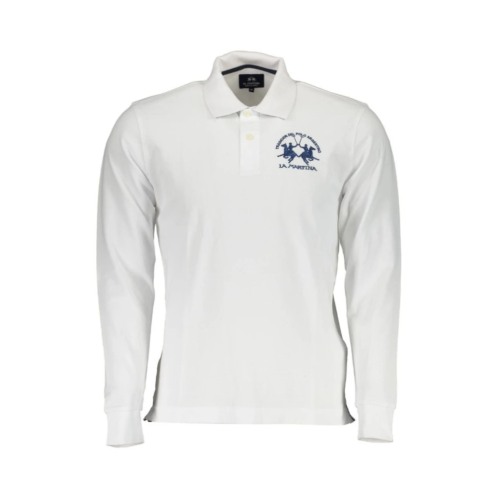 La Martina Hombre Blanco - Polo De Manga Larga - Tops - 2XL - Polo De Manga Larga