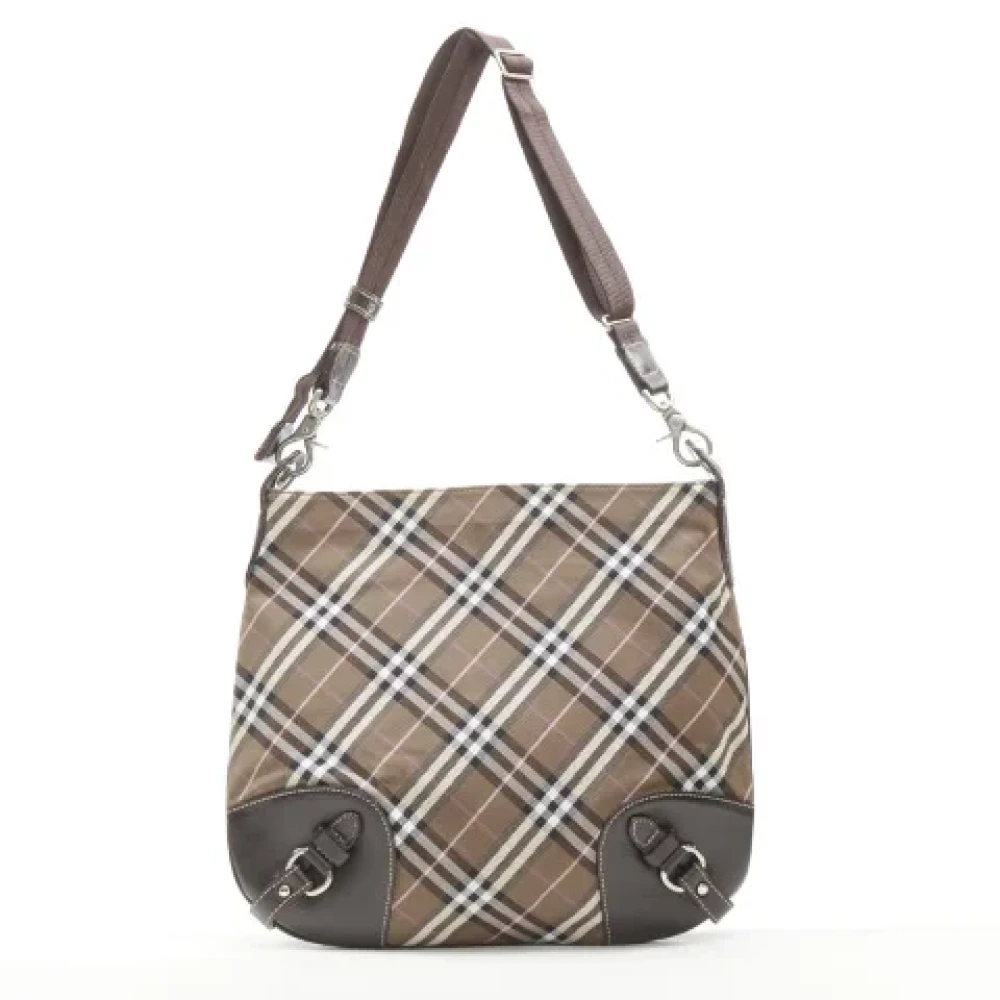 Burberry Vintage Pre-owned Fabric crossbody-bags Brown Dames