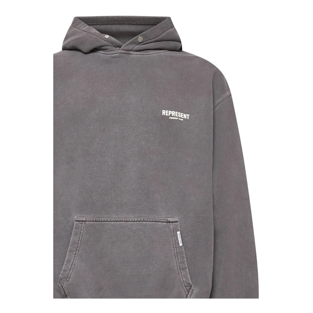 Represent Club Hoodie Sweaters Gray Heren