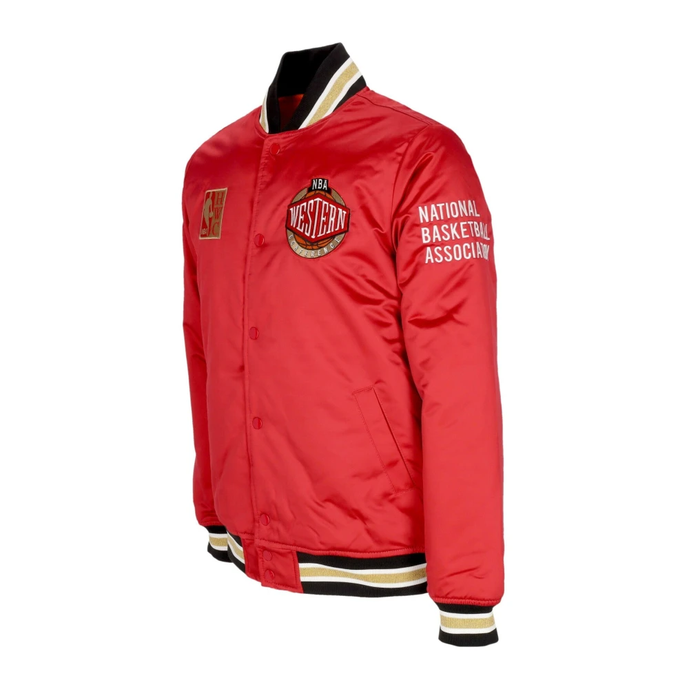 Mitchell & Ness Team West Bomberjack NBA Collectie Red Heren