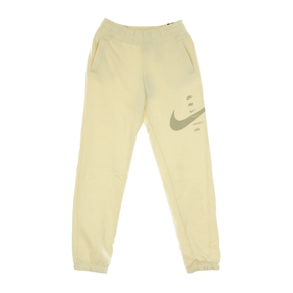 Nike Sportkläder Fleece Tracksuit Byxor för Kvinnor Green, Dam