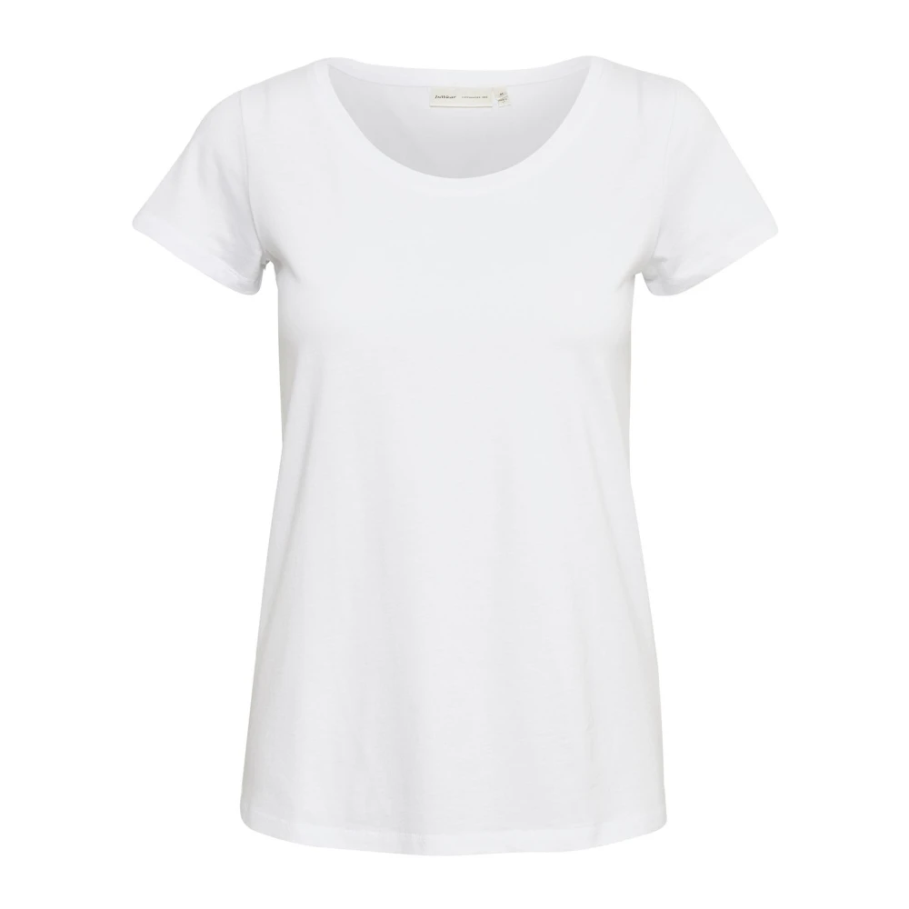 InWear Ren Vit T-shirt Stilren Bekväm White, Dam