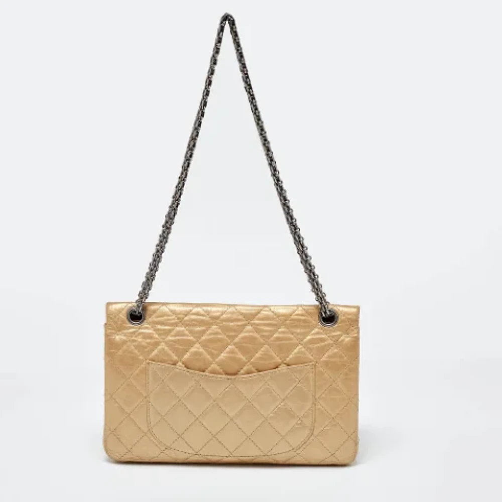 Chanel Vintage Pre-owned Leather shoulder-bags Yellow Dames