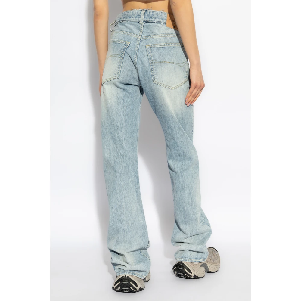 Balenciaga Laagbouw jeans Blue Dames