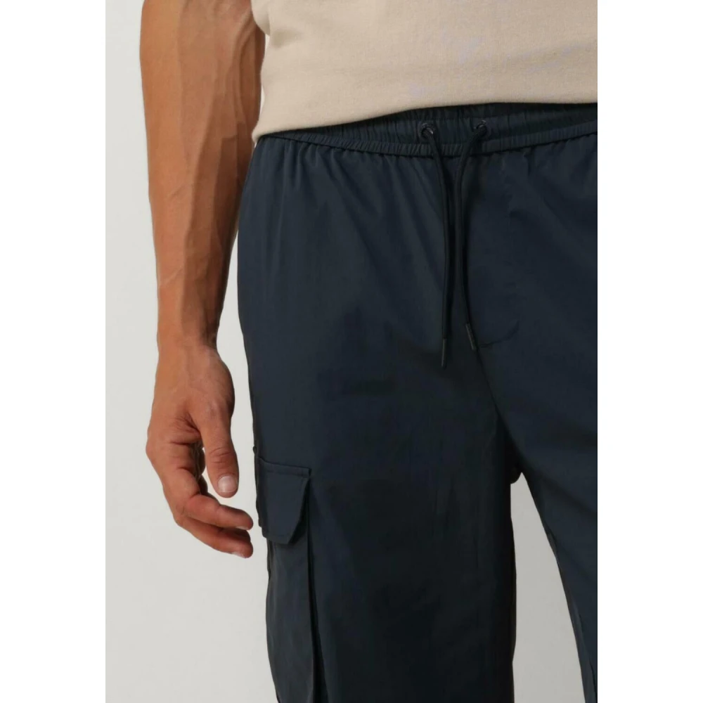 Pure Path Cargo Broek Met Koorden Beige Heren