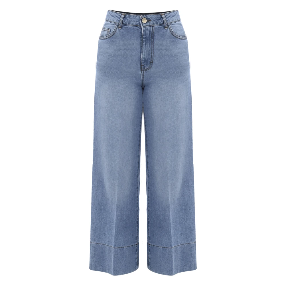 Kocca Stijlvolle Wide Jeans voor Vrouwen Blue Dames