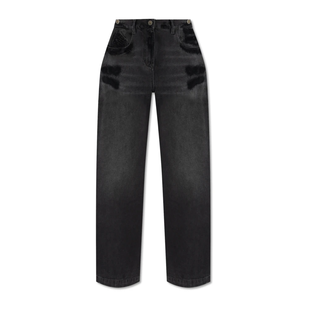 The Attico Wilde been jeans Gray Dames