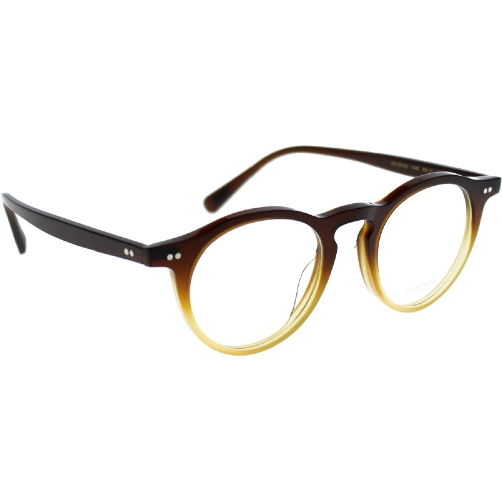 Oliver Peoples Originele voorschriftbrillen met 3 jaar garantie Brown Unisex