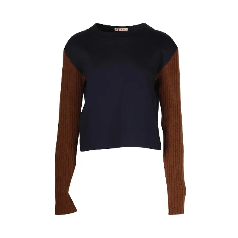 Marni Pre-owned Wool tops Blue Dames