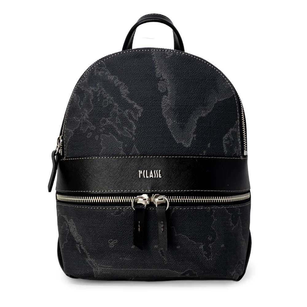 Alviero Martini 1a Classe Zwarte Leren Tote Tas Herfst Winter Black Dames