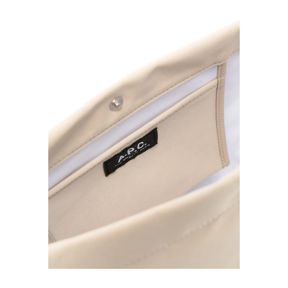 A.p.c. Beige Schoudertas met Binnenzak Beige Dames