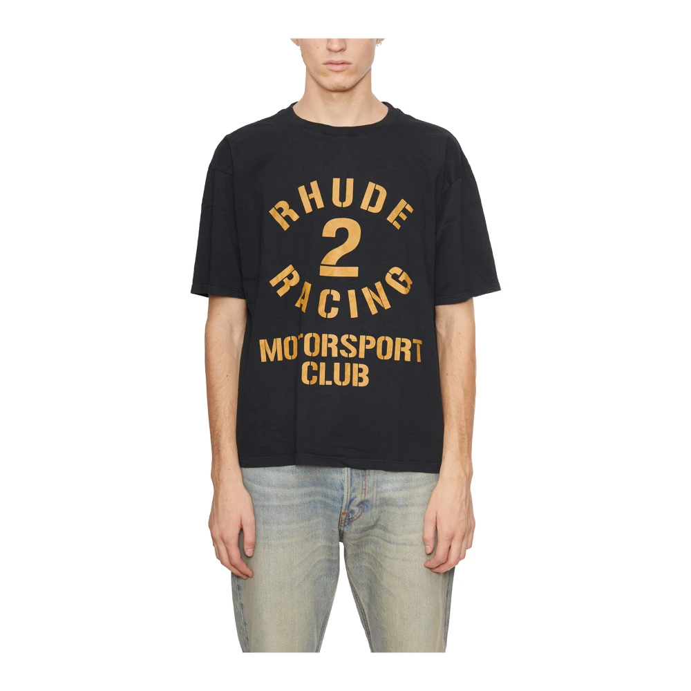 Rhude Desperado Motorsport T-shirt Black Heren