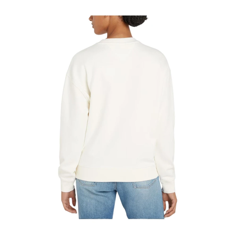 Tommy Hilfiger Boxy Essential Sweatshirt Beige Dames