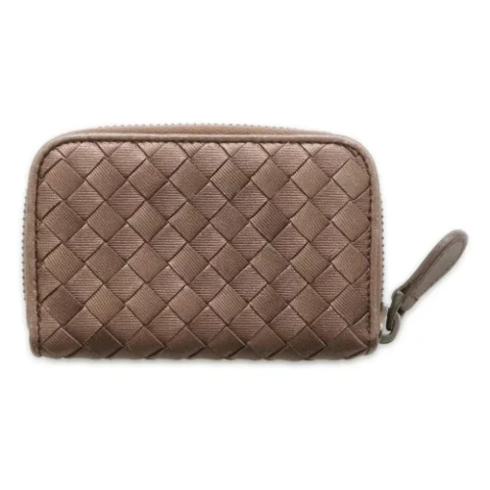 Bottega Veneta Vintage Pre-owned Leather wallets Brown Heren