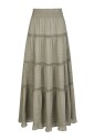 jupe-longue-en-voile-vert-fumee-avec-details-en-dentelle