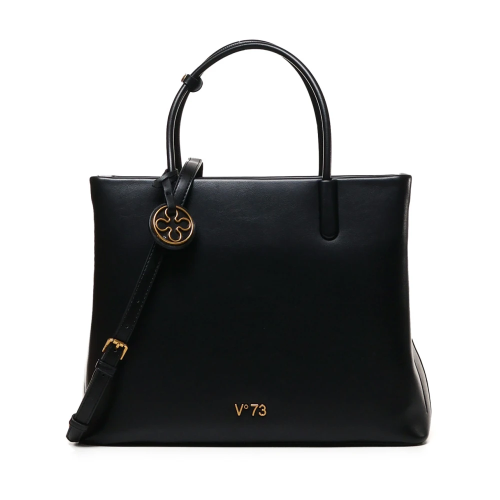 V73 Grace Zwarte Tas met Verstelbare Band Black Dames
