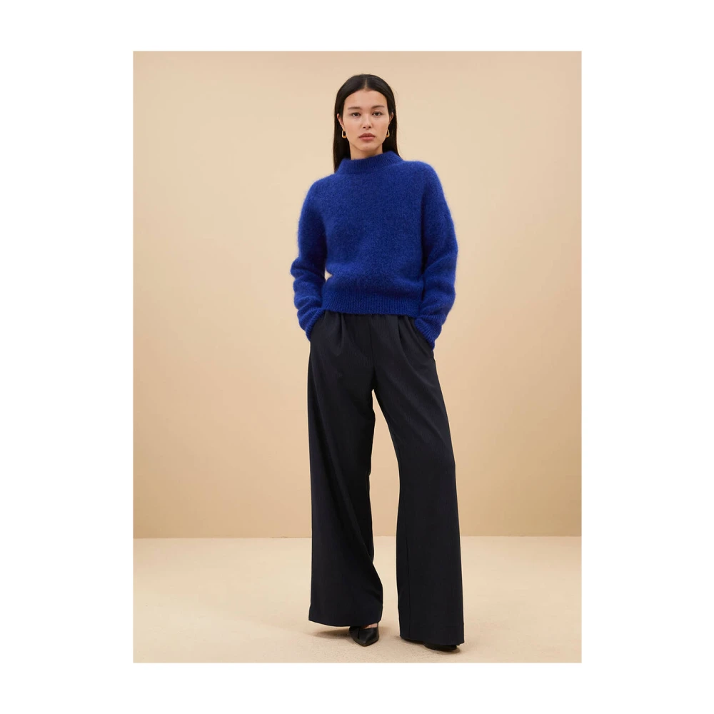 By-Bar Sonny Pullover Blue Dames