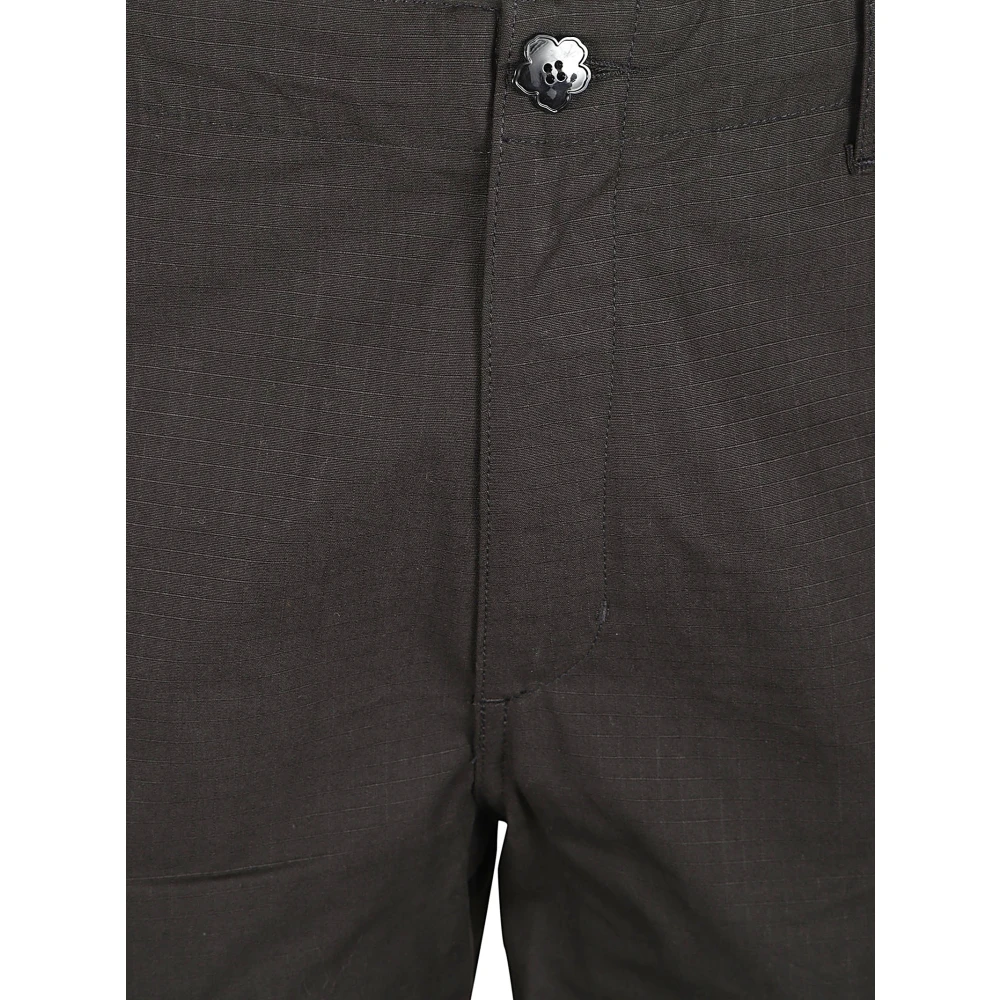 Kenzo Zwarte Cargo Workwear Shorts Black Heren