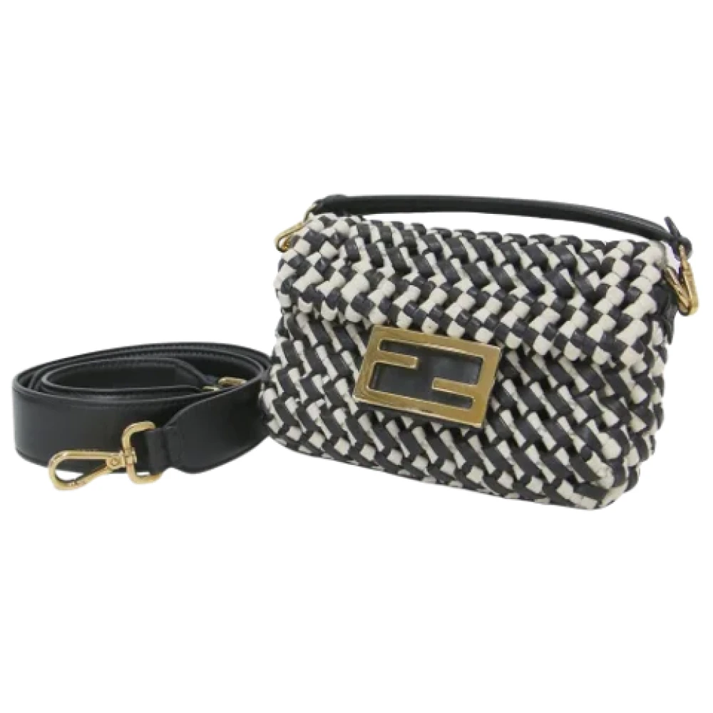Fendi Vintage Pre-owned Leather fendi-bags Black Dames