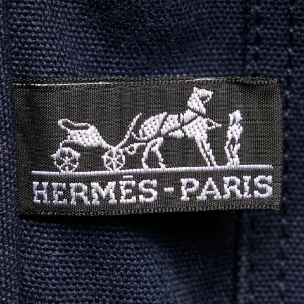 Hermès Vintage Pre-owned Canvas handbags Brown Dames