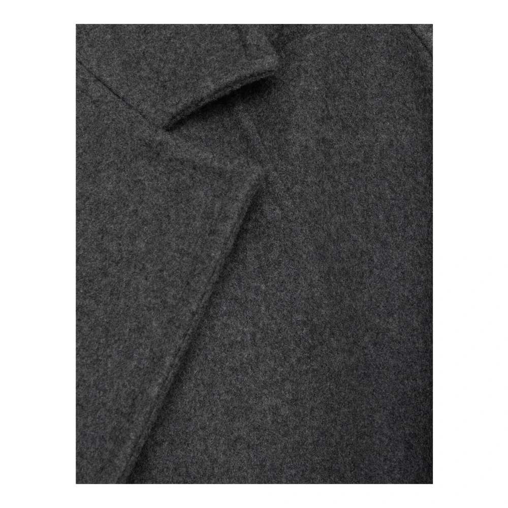 Max Mara Asburgo Wol Kasjmier Jas Vrouwen Gray Dames
