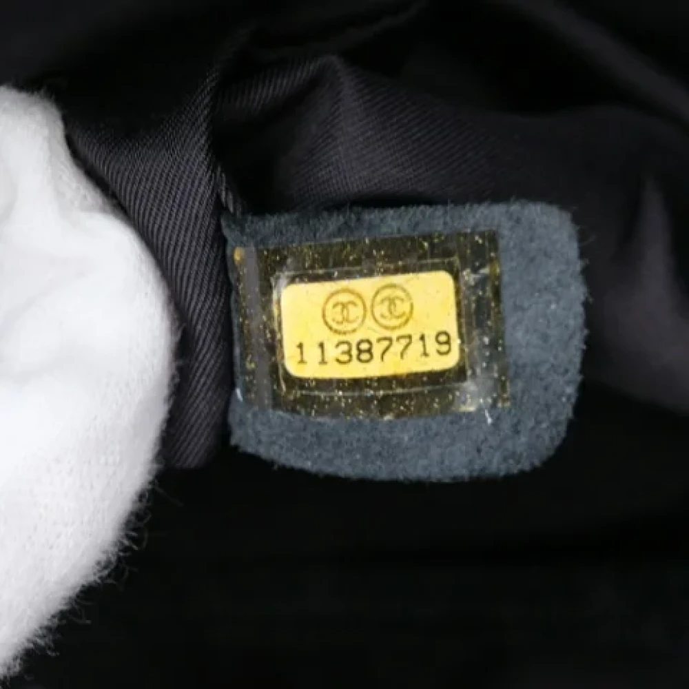 Chanel Vintage Pre-owned Canvas totes Black Dames
