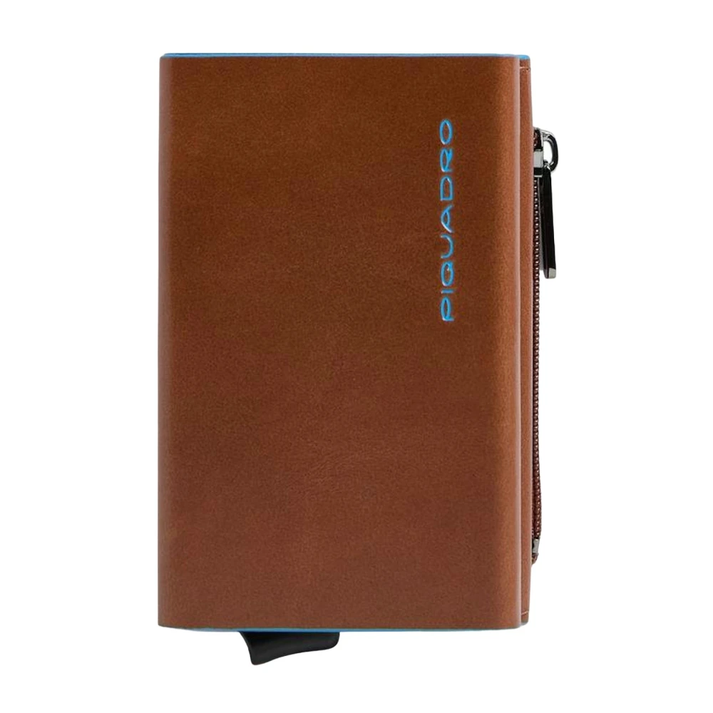 Piquadro Femme Marron Accessoires, Brun, Taille: One Size Portefeuille Pop-Up Avec Poche À Monnaie