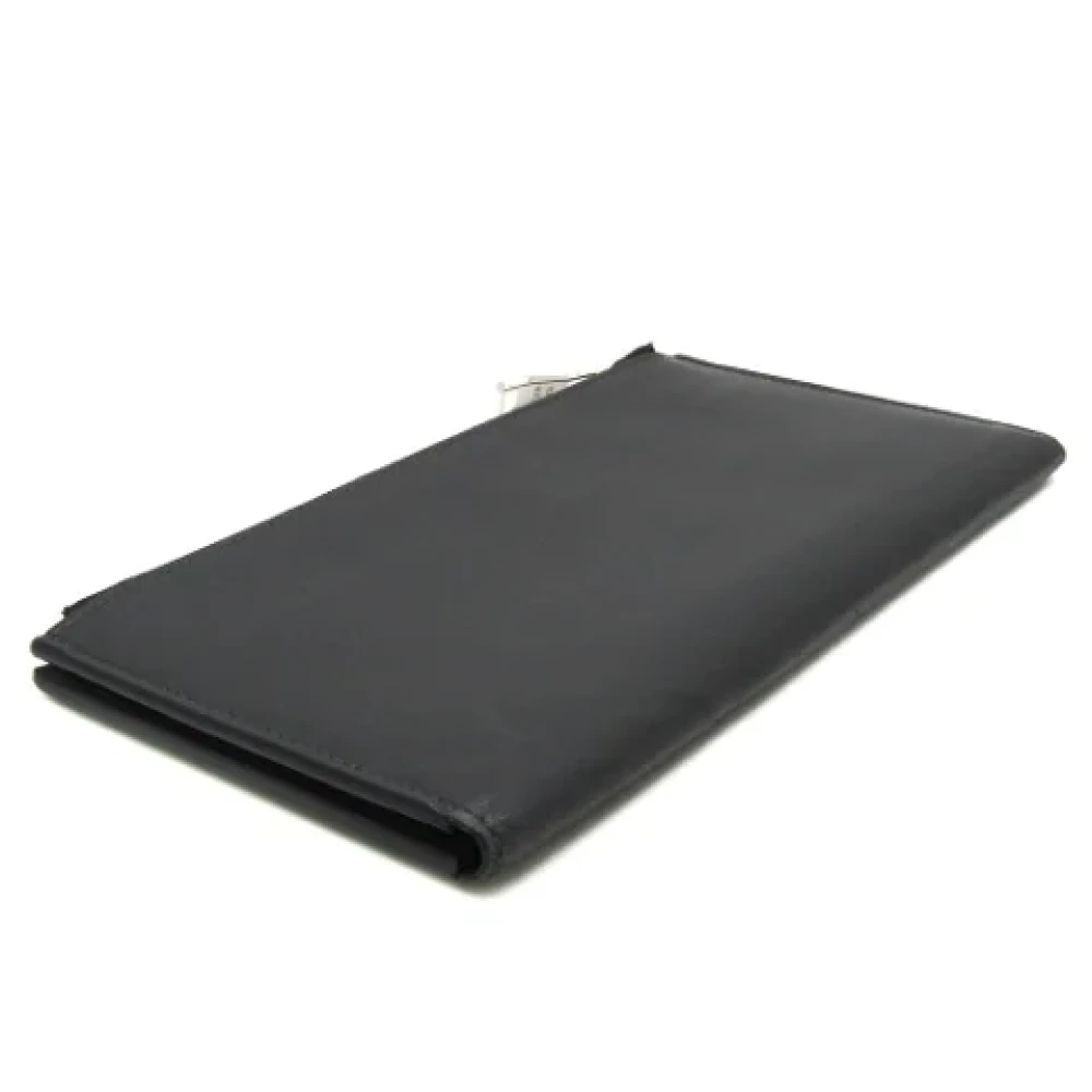 Louis Vuitton Vintage Pre-owned Leather wallets Black Heren