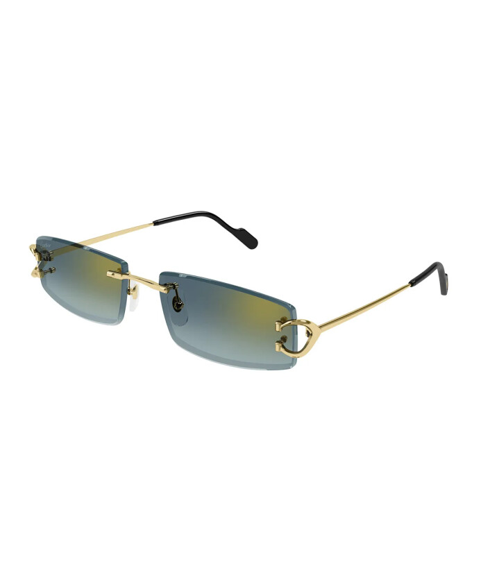 rimless-sunglasses-with-green-lenses