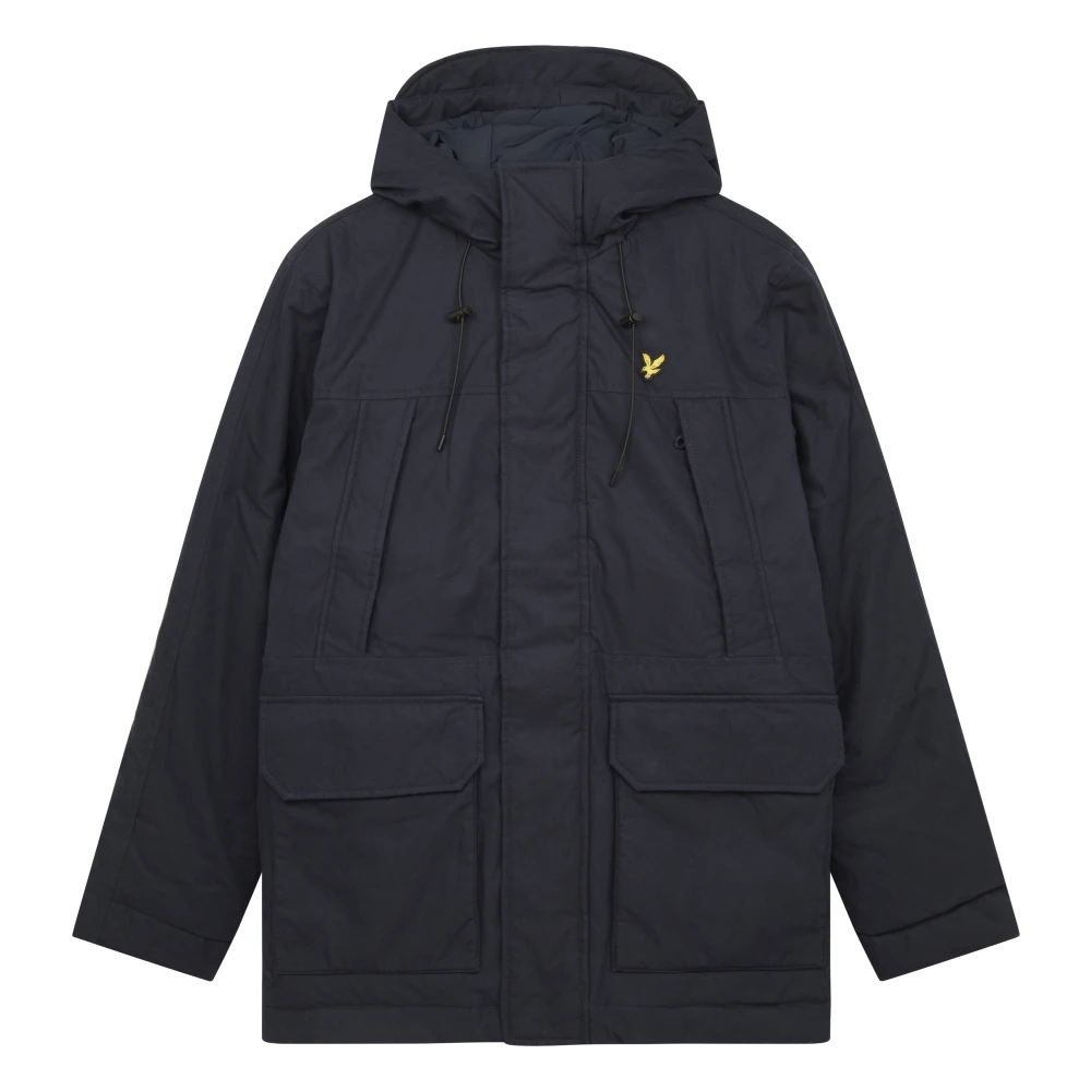 Lyle & Scott Microfleece Parka 2.0 Jacka Blue, Herr