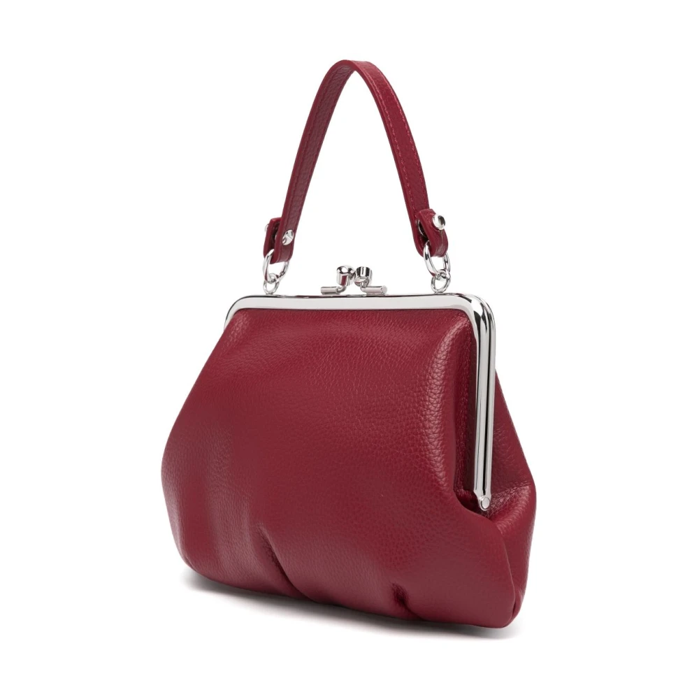 Vivienne Westwood Rode Faux Leren Portemonnee Kiss-Lock Red Dames