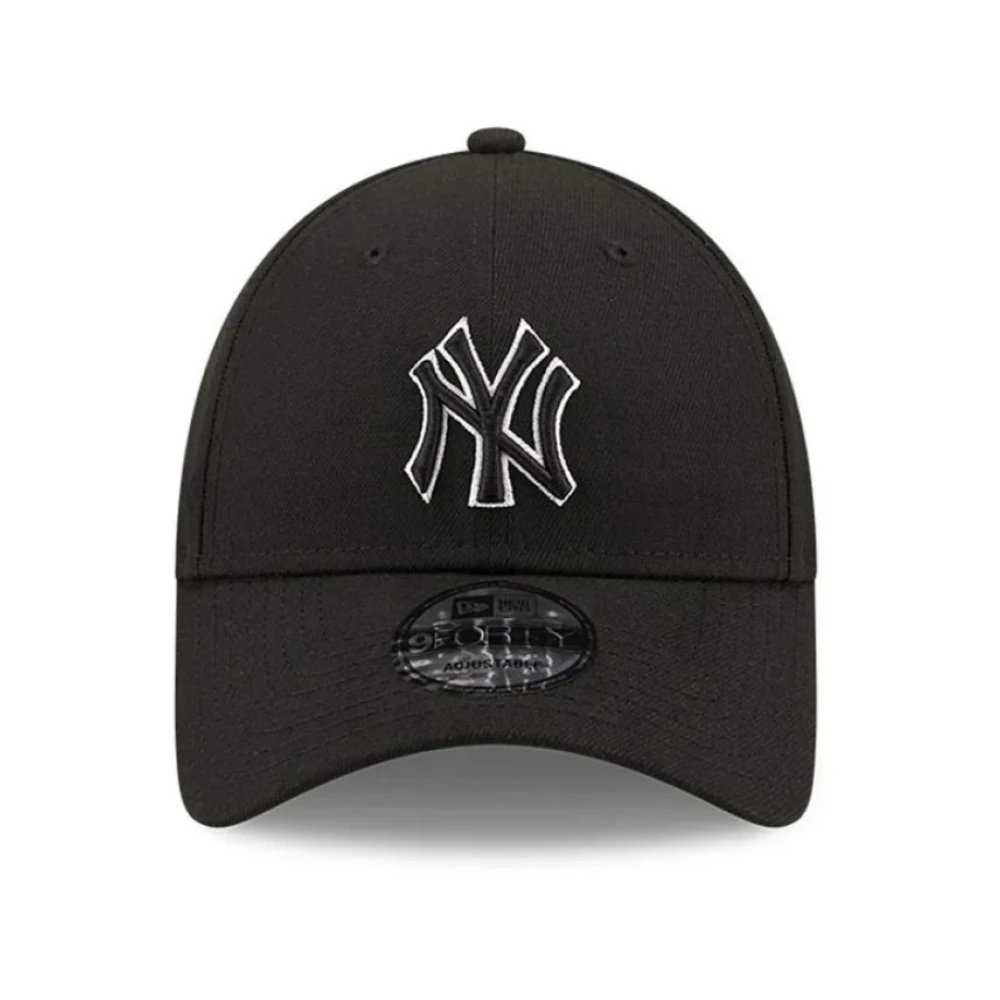 new era Zwart Teamlogo Pop Outline Pet Black Heren