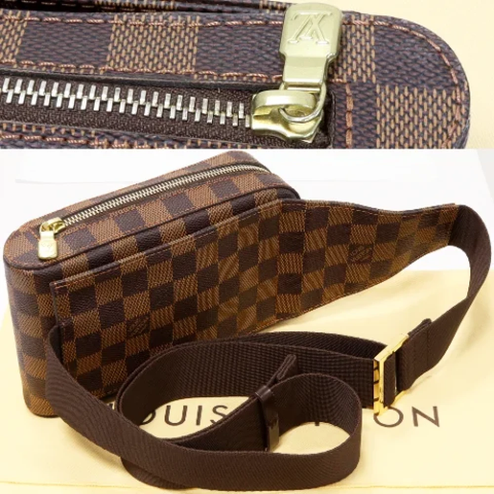 Louis Vuitton Vintage Pre-owned Canvas shoulder-bags Brown Heren