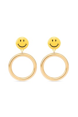 smiley-face-hoop-earrings