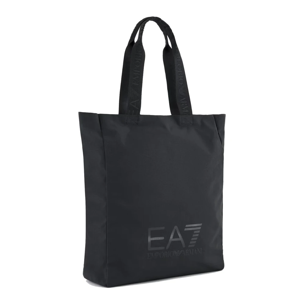 Armani Veelzijdige Technische Stoffen Shopper Tas Black Heren