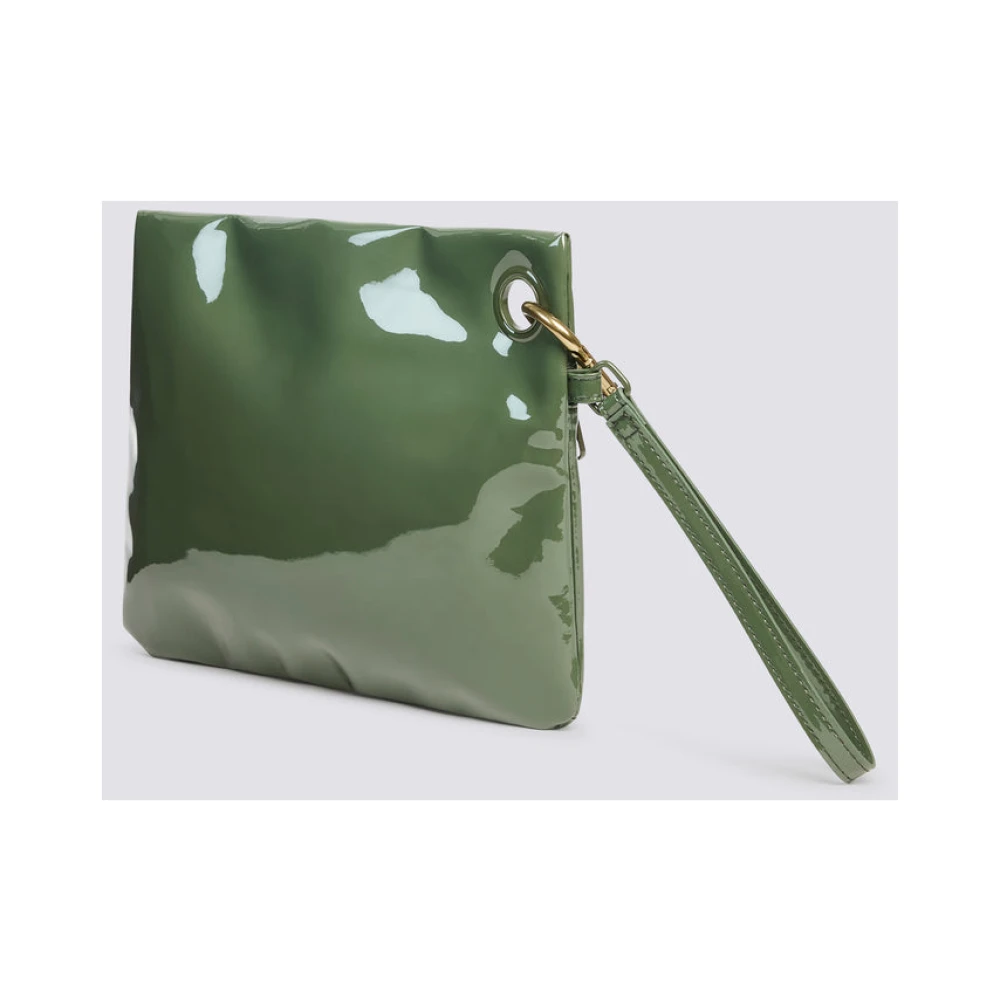 Sundek Logo Clutch Tas Green Dames