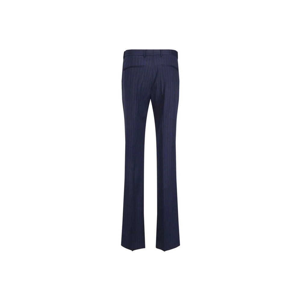 Givenchy Gestreepte wollen broek Regular Fit Blue Heren