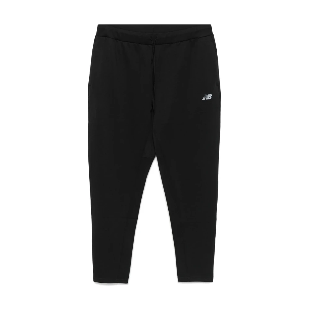 New Balance Zwarte Trekkoord Elastische Taille Shorts Black Heren