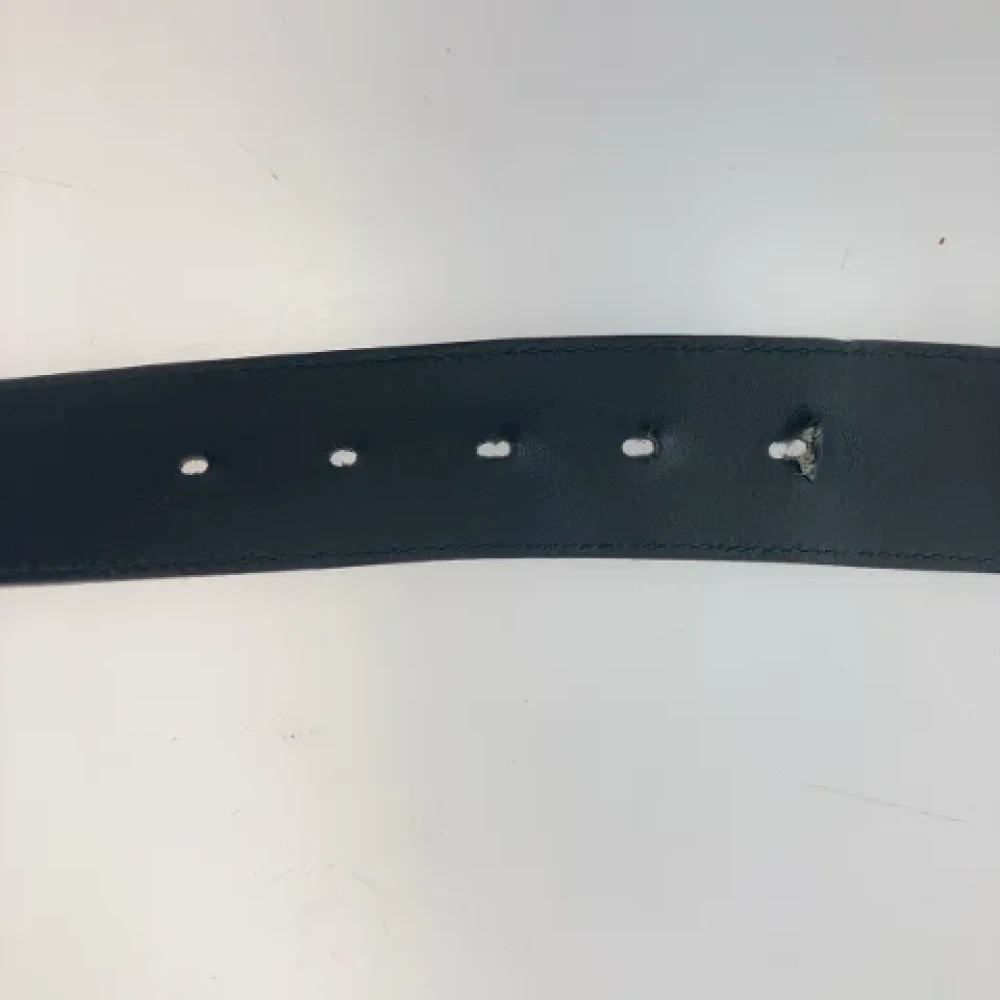 Gucci Vintage Pre-owned Leather belts Black Heren