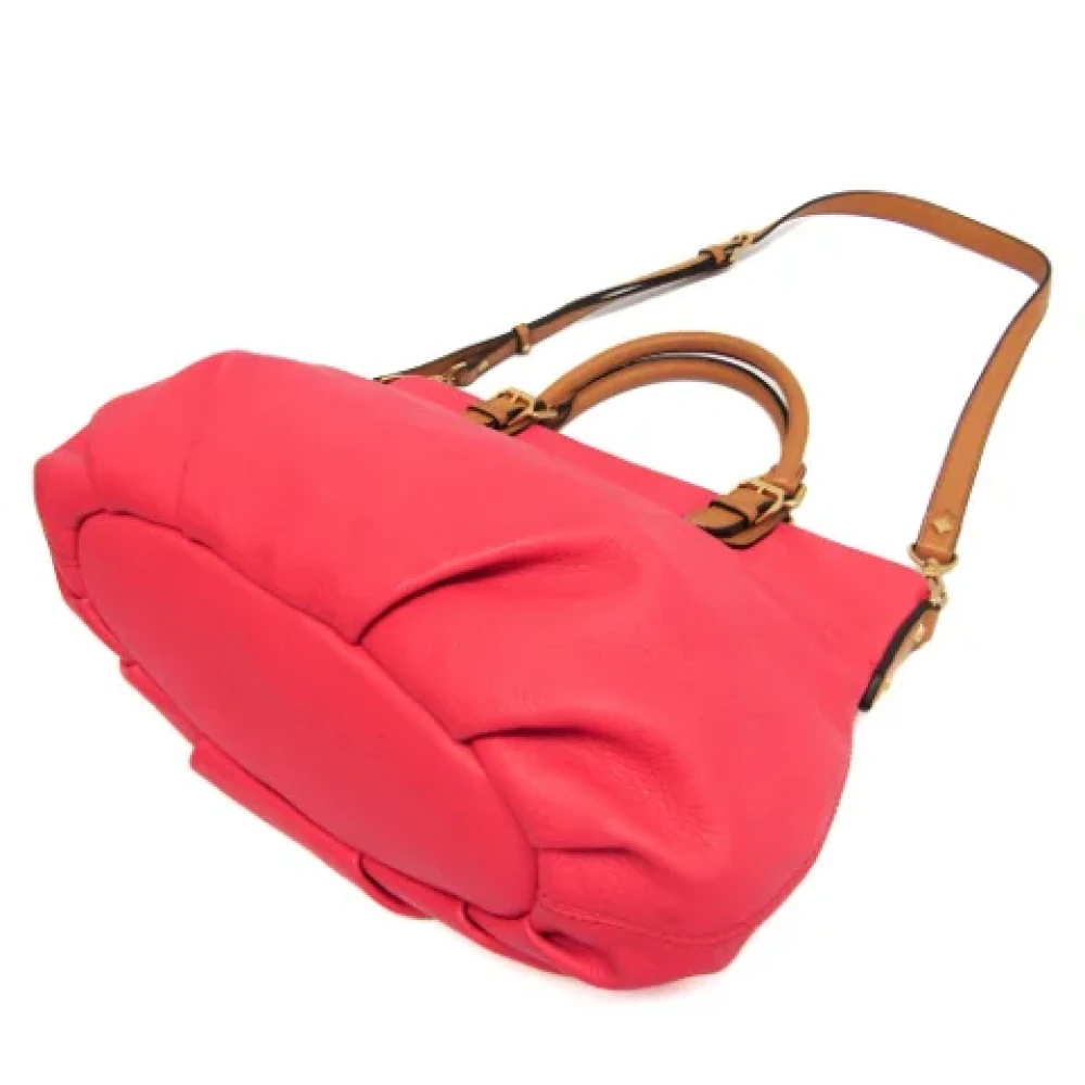 MCM Pre-owned Leather shoulder-bags Pink Dames