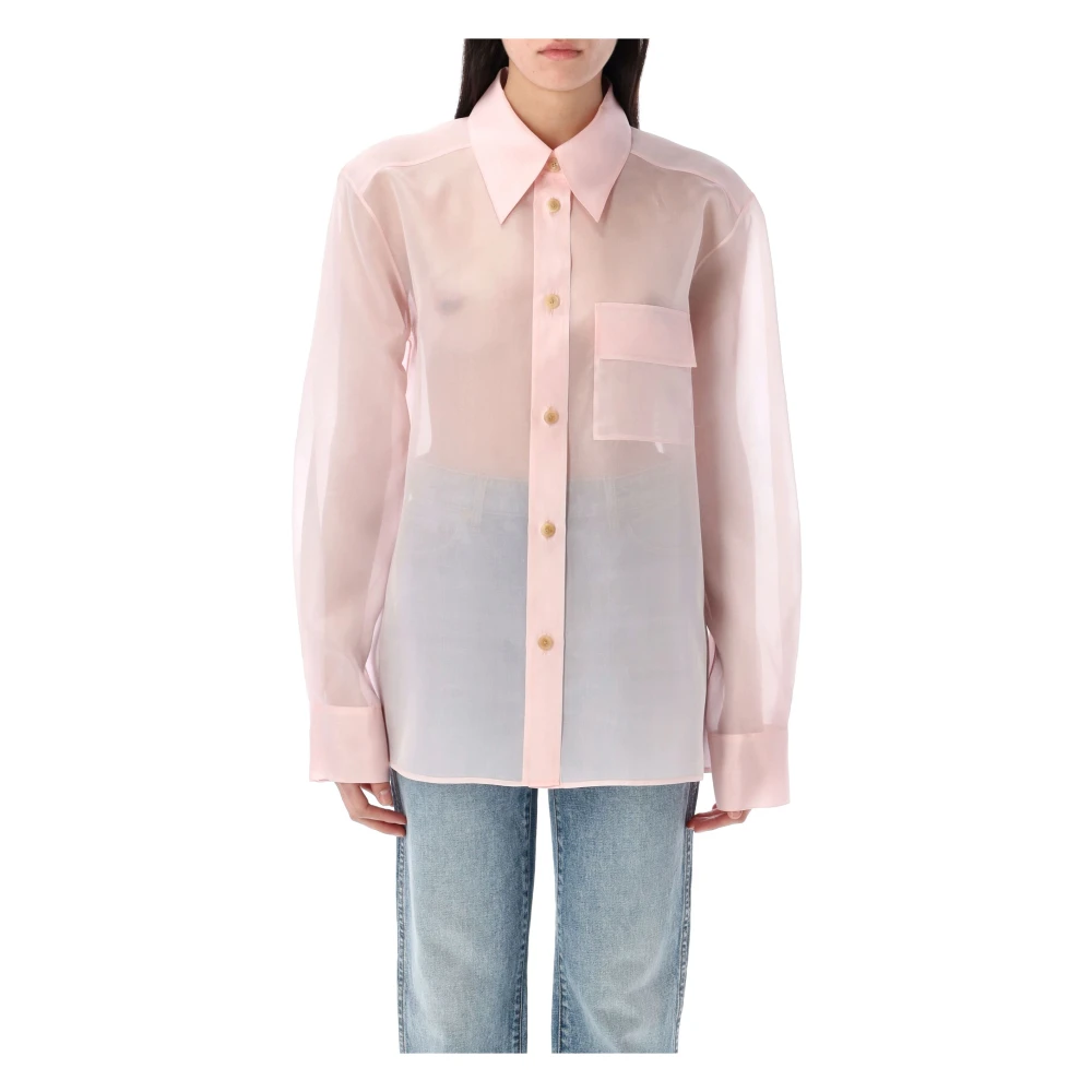 Khaite Stijlvolle Yatty Shirt voor Jou Pink Dames