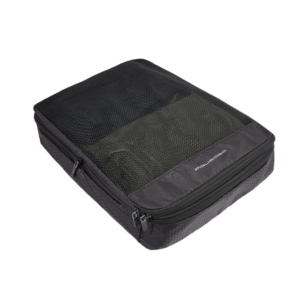 Piquadro Unisex Noir Sacs, Taille: One Size Pochette Organisateur De Bagages Expansible, Taille L