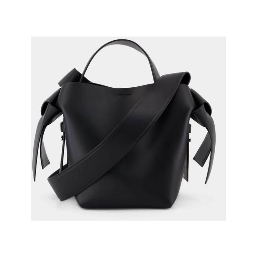 Acne Studios Gewatteerde Leren Crossbody Tas in Zwart Black Dames